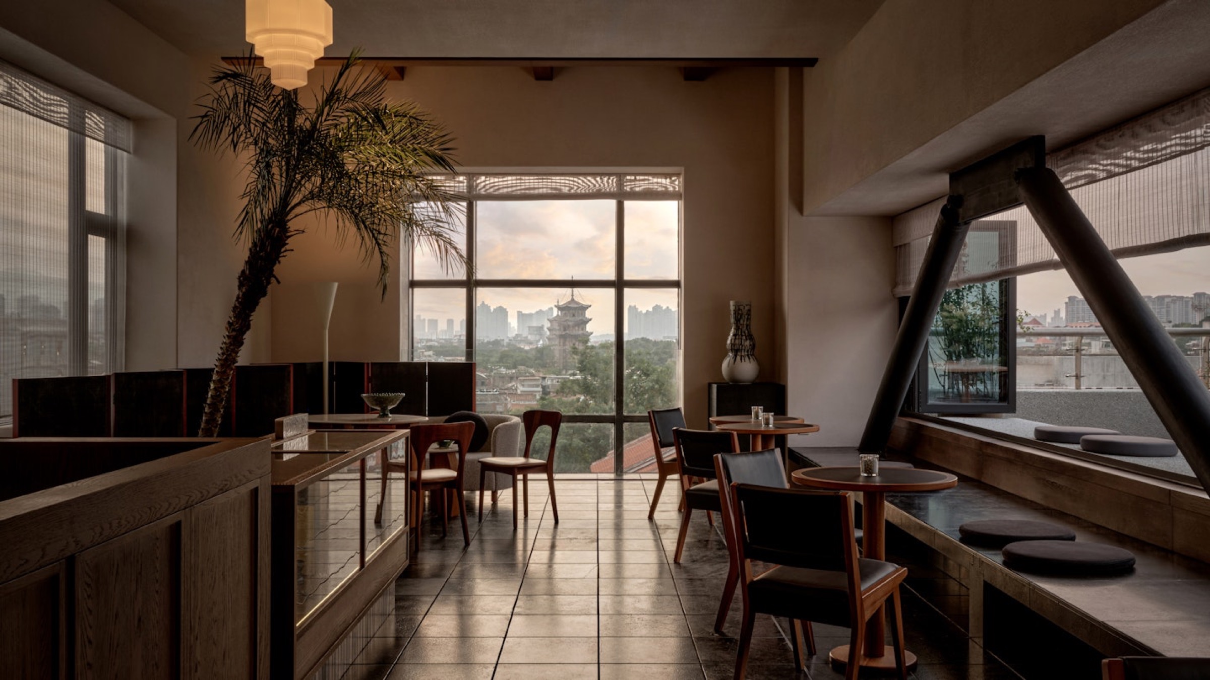 Lobby reception at KAIPUU Belfry in Quanzhou